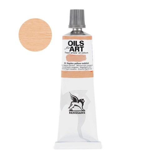 Farba olejna Renesans Oils for Art 60 ml - 05 Żółty neapolitański czerwony