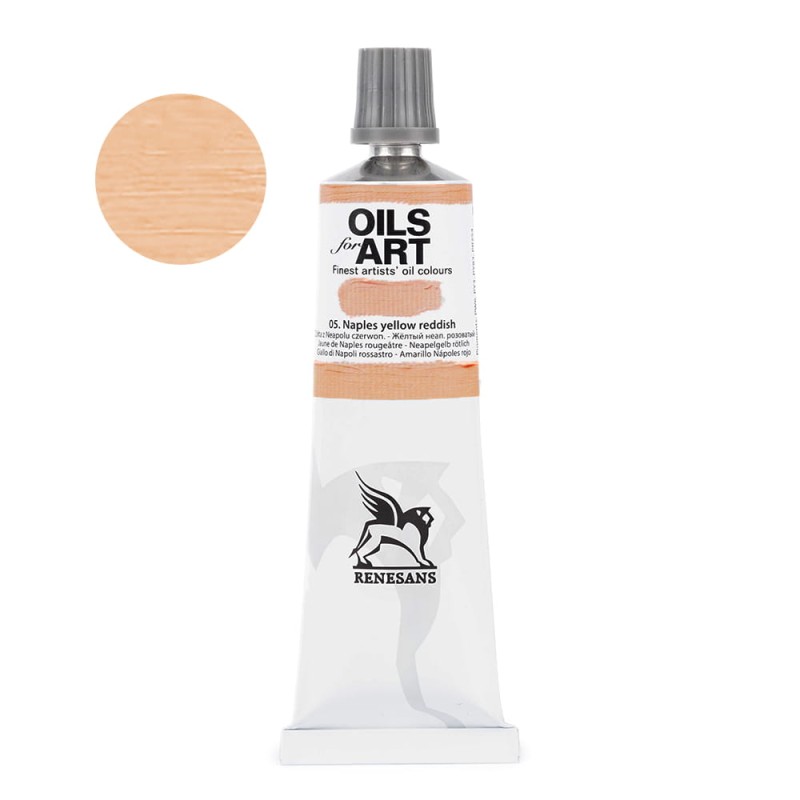 Farba olejna Renesans Olej for Art 60 ml - 05 Żółty Neapolitański Czerwony