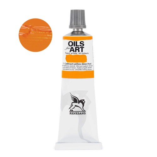 Farba olejna Renesans Oils for Art 60 ml - 11 Żółty kadmowy ciemny