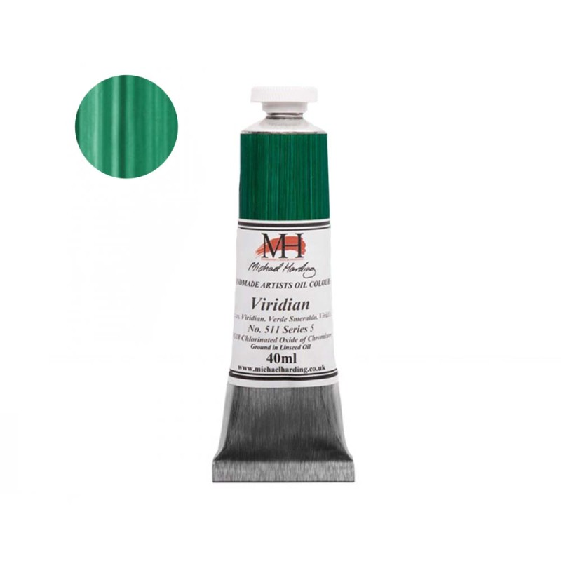 Farba olejna Michael Harding 40 ml - 511 Viridian