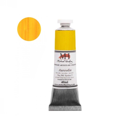 Farba olejna Michael Harding 40 ml - 501 Aureolin