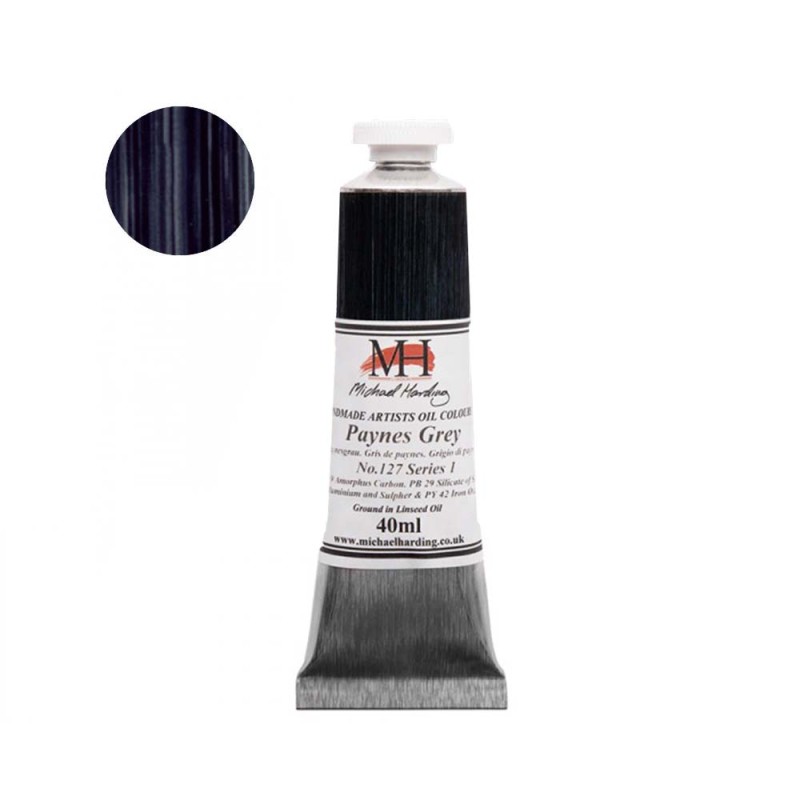 Farba olejna Michael Harding 40 ml - 127 Paynes Grey