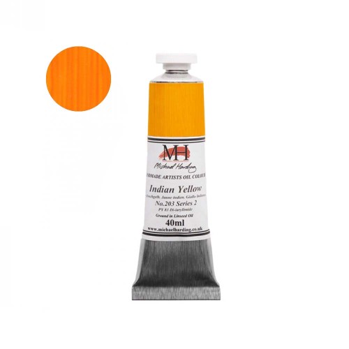 Farba olejna Michael Harding 40ml - 203 Indian Yellow