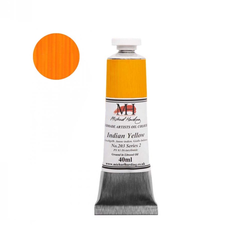 Farba olejna Michael Harding 40 ml - 203 Indian Yellow
