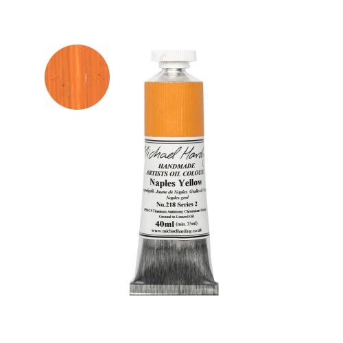 Farba olejna Michael Harding 40 ml - 218 Naples Yellow