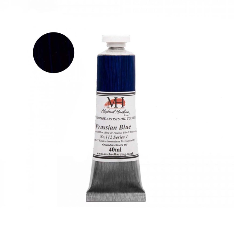 Farba olejna Michael Harding 40 ml - 112 Prussian Blue