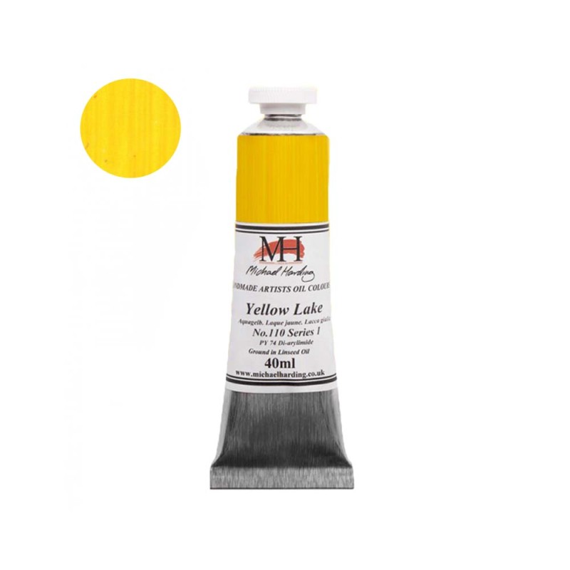 Farba olejna Michael Harding 40 ml - 110 Yellow Lake