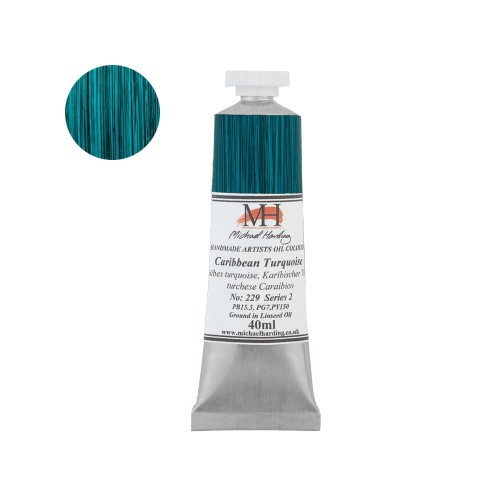 Farba olejna Michael Harding 40 ml - 229 Caribbean Turquoise