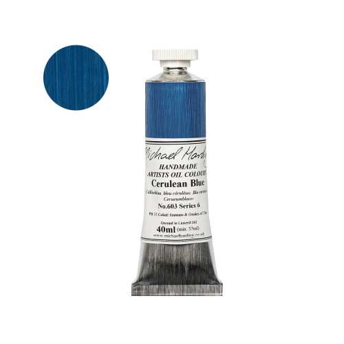 Farba olejna Michael Harding 40 ml - 603 Cerulean Blue