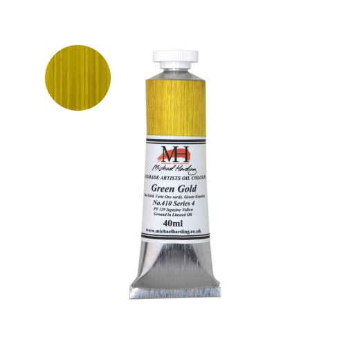 Farba olejna Michael Harding 40 ml - 410 Green Gold
