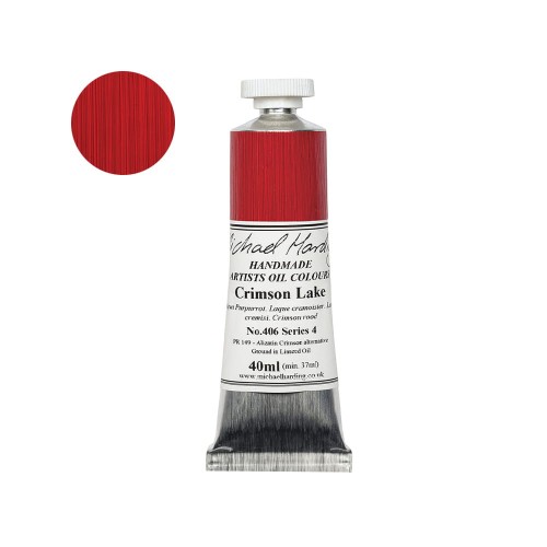Farba olejna Michael Harding 40 ml - 406 Crimson Lake