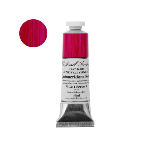 Farba olejna Michael Harding 40 ml - 311 Quinacridone Rose