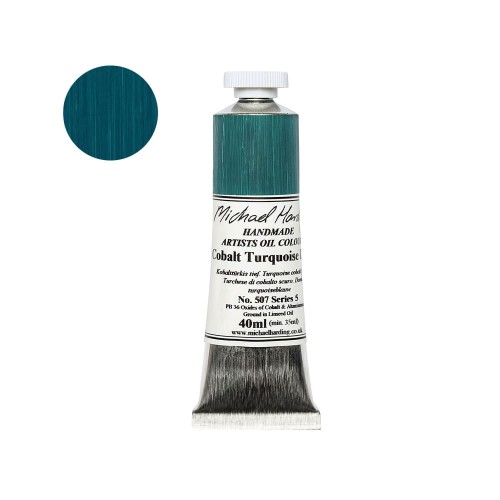 Farba olejna Michael Harding 40 ml - 507 Cobalt Turquoise