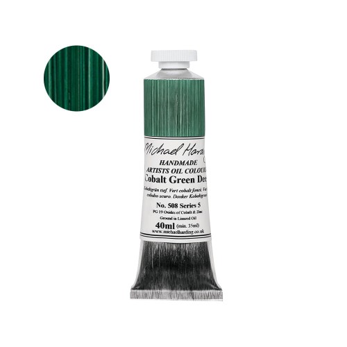 Farba olejna Michael Harding 40 ml - 508 Cobalt Green Deep