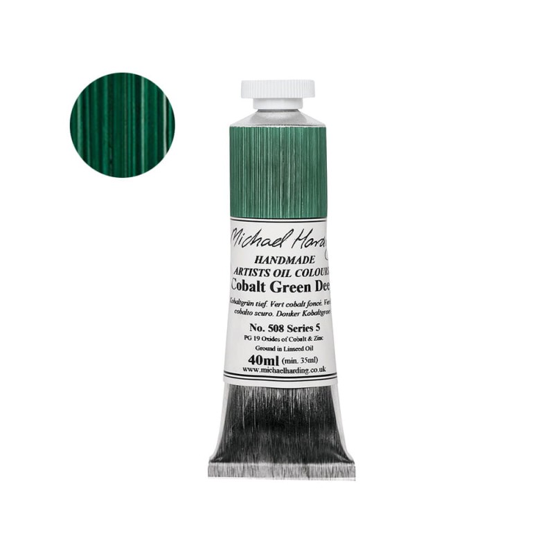 Farba olejna Michael Harding 40 ml - 508 Cobalt Green Deep