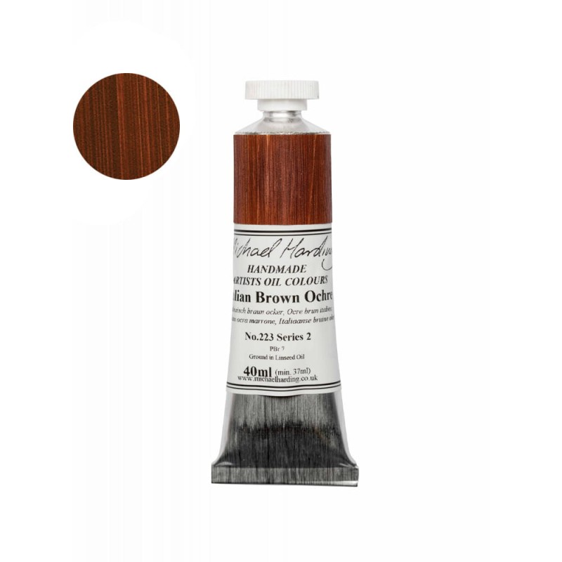 Farba olejna Michael Harding 40 ml - 223 Italian Brown Ochre