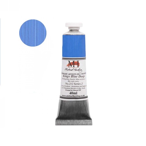 Farba olejna Michael Harding 40 ml - 212 Kings Blue Deep