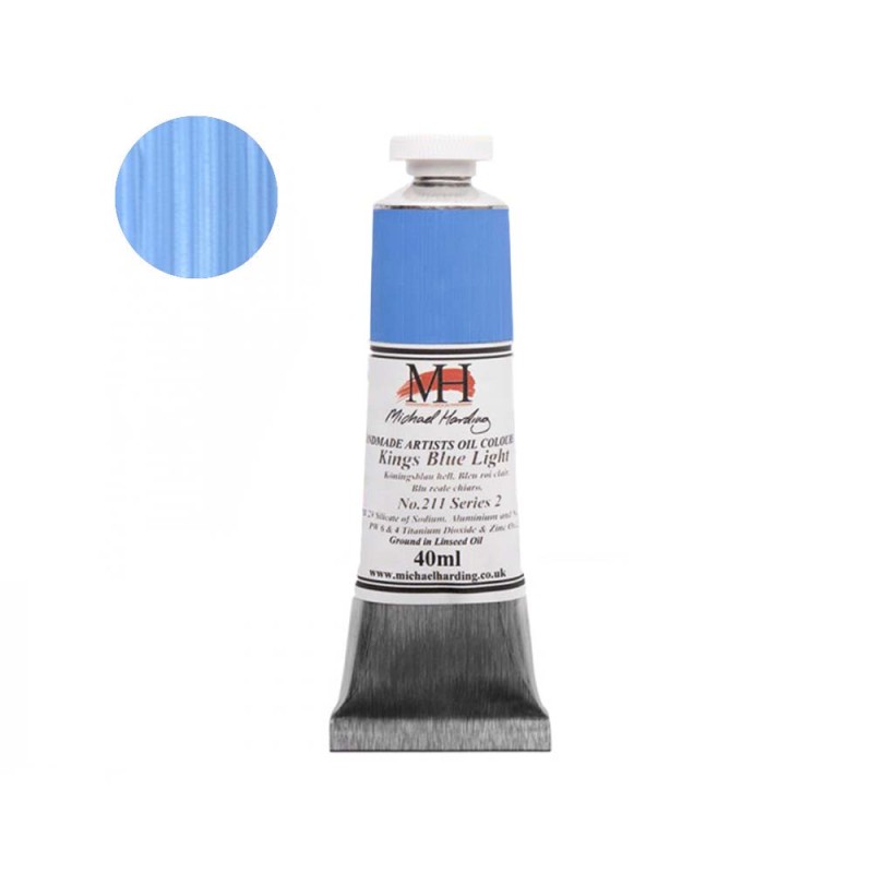 Farba olejna Michael Harding 40 ml - 211 Kings Blue Light
