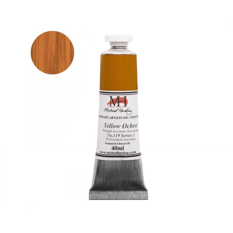 Farba olejna Michael Harding 40 ml - 119 Yellow Ochre