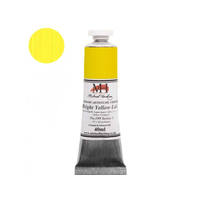 Farba olejna Michael Harding 40 ml - 109 Bright Yellow Lake
