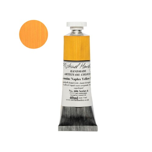 Farba olejna Michael Harding 40 ml - 606 Genuine Naples Yellow Dark