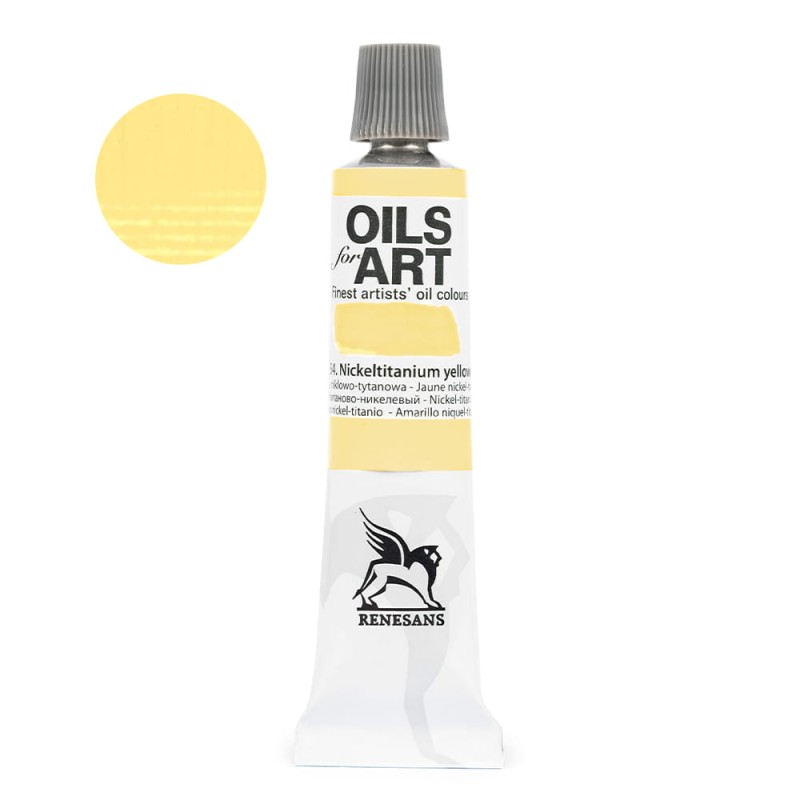 Farba olejna Olej for art 20 ml 54 Żółta Niklowo-Tytanowa
