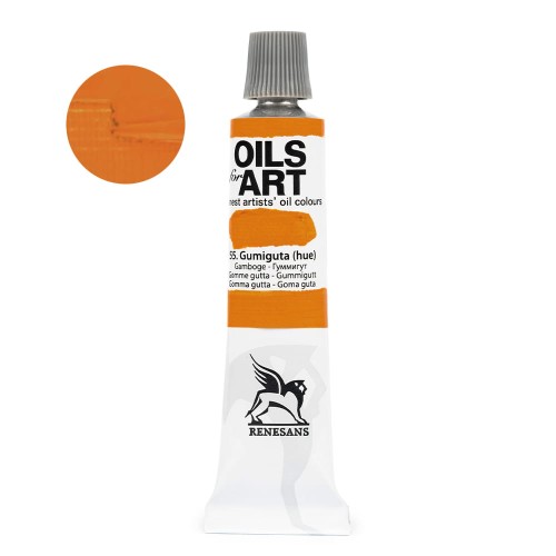 Farba olejna Renesans Oils for Art 20 ml - 55 Gumiguta (hue)