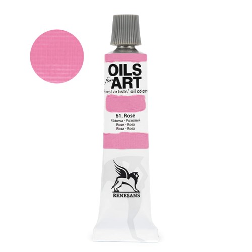 Farba olejna Renesans Oils for Art 20 ml - 61 Róż świetlisty