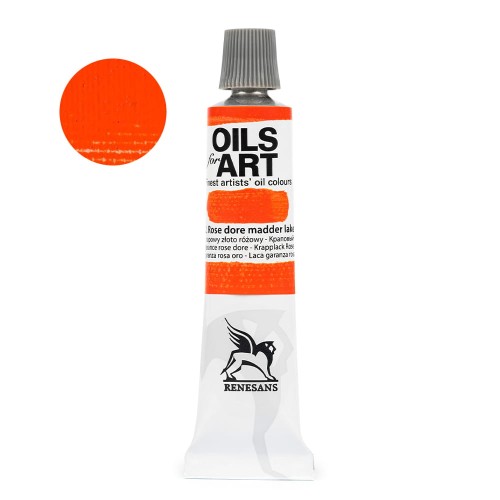 Farba olejna Renesans Oils for Art 20 ml - 62 Lazur krapowy złoto-różowy