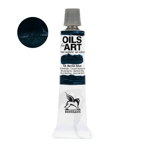 Farba olejna Renesans Oils for Art 20 ml - 68 Błękit berliński