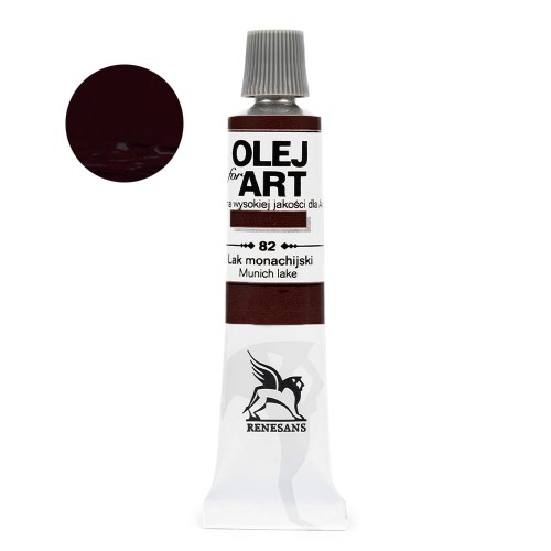 Farba olejna Renesans Oils for Art 20 ml - 82 Lazur monachijski