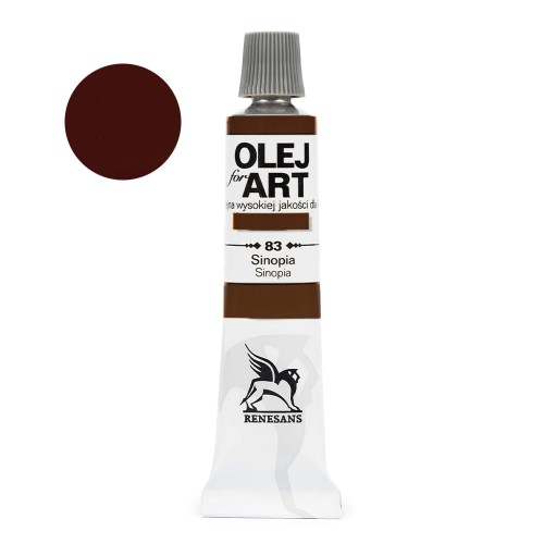 Farba olejna Renesans Oils for Art 20 ml - 83 Sinopia