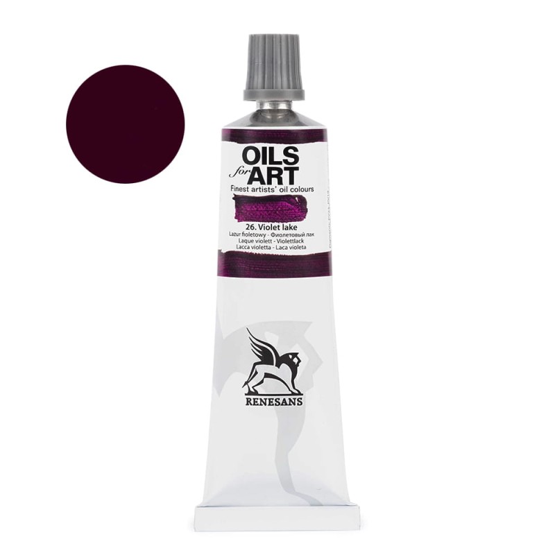Farba olejna Olej for Art 60 ml - 26 Lazur Fioletowy