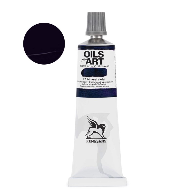 Farba olejna Olej for Art 60 ml - 27 Fiolet Mineralny