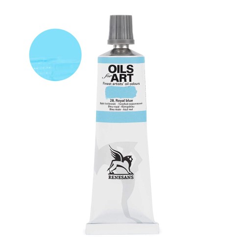 Farba olejna Renesans Oils for Art 60 ml - 28 Błękit królewski