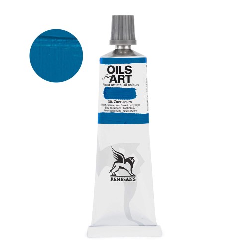 Farba olejna Renesans Oils for Art 60 ml - 30 Błękit coeruleum