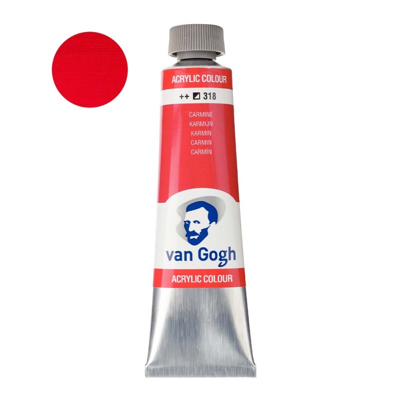 Farba akrylowa Van Gogh 40ml - 318 Carmine