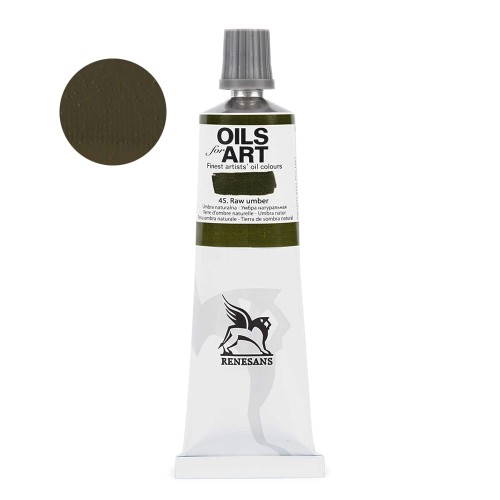 Farba olejna Renesans Oils for Art 60 ml - 45 Umbra naturalna