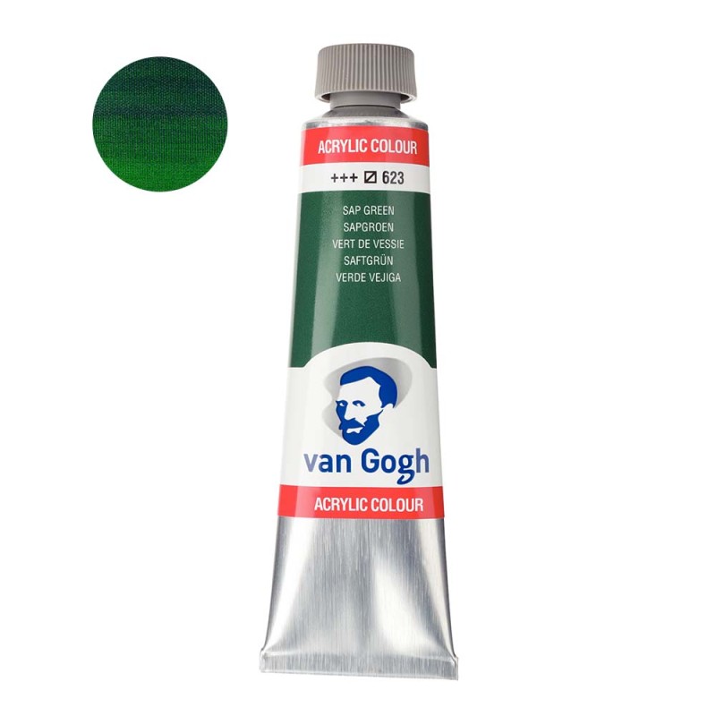 Farba akrylowa Van Gogh 40ml - 623 Sap green