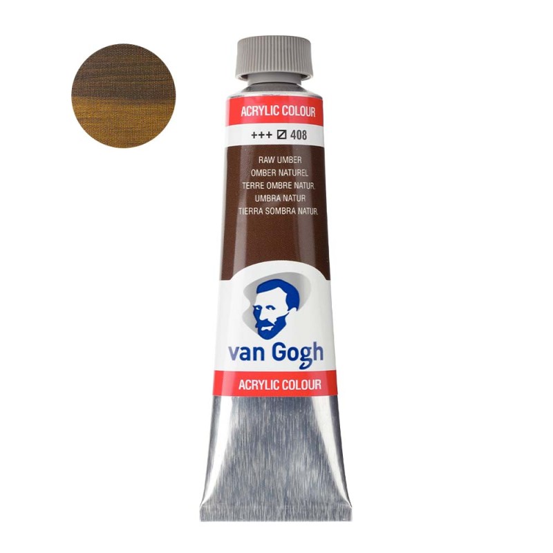 Farba akrylowa Van Gogh 40ml - 408 Raw umber