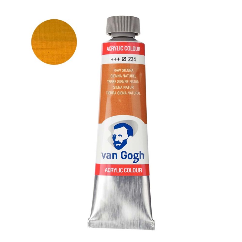 Farba akrylowa Van Gogh 40ml - 234 Raw sienna