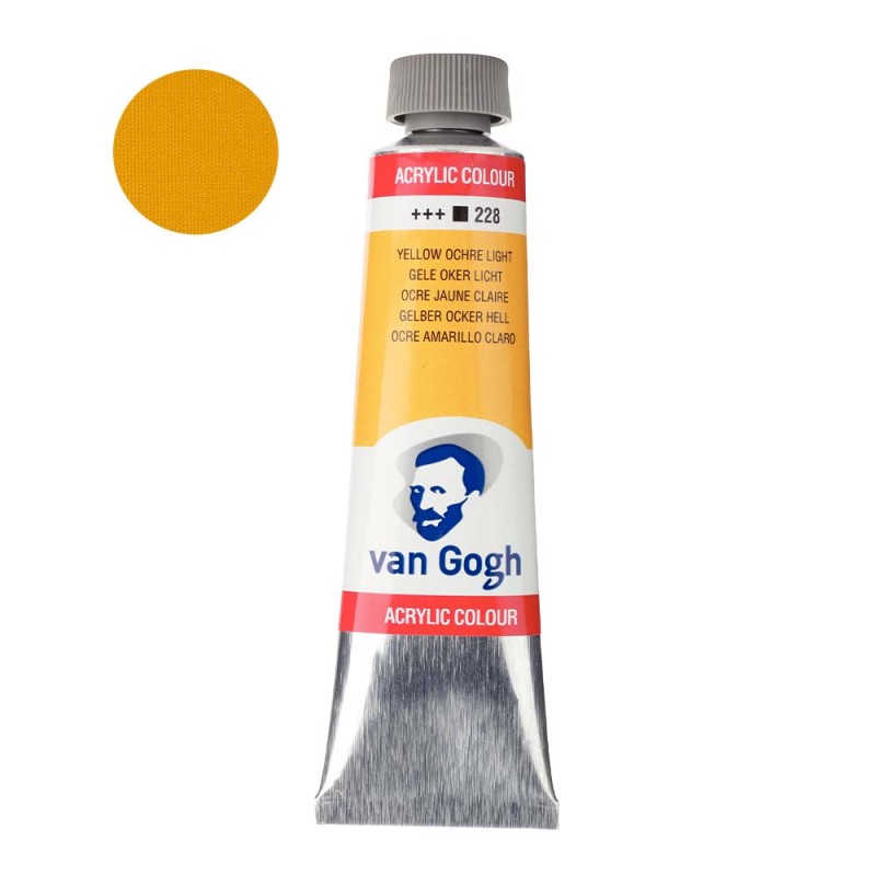Farba akrylowa Van Gogh 40ml - 227 Yellow ochre