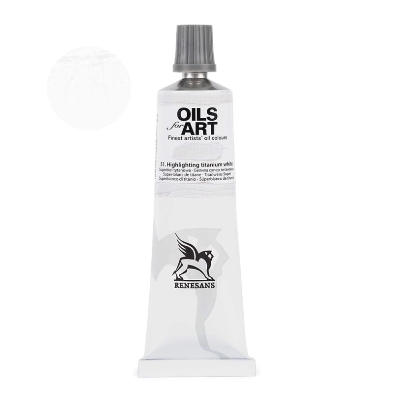 Farba olejna Olej for Art 60 ml - 51 Superbiel Tytanowa