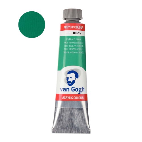 Farba akrylowa Van Gogh 40ml - 615 Emerald green