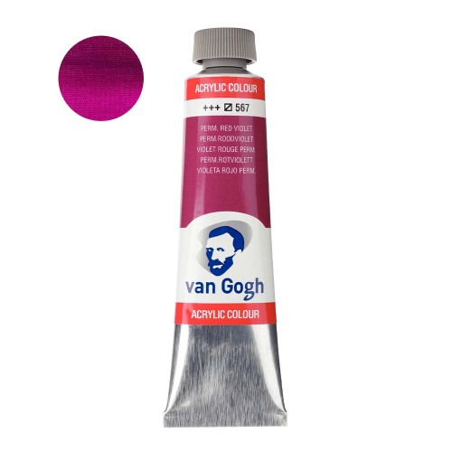 Farba akrylowa Van Gogh 40ml - 567 Perm. red violet