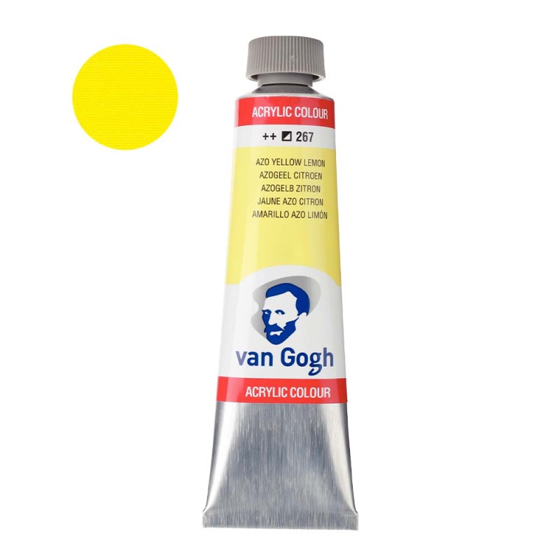 Farba akrylowa Van Gogh 40ml - 267 Azo yellow lemon