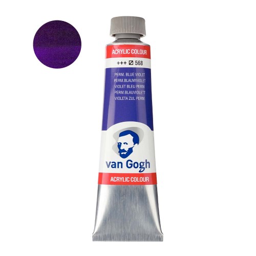 Farba akrylowa Van Gogh 40ml - 568 Perm. blue violet