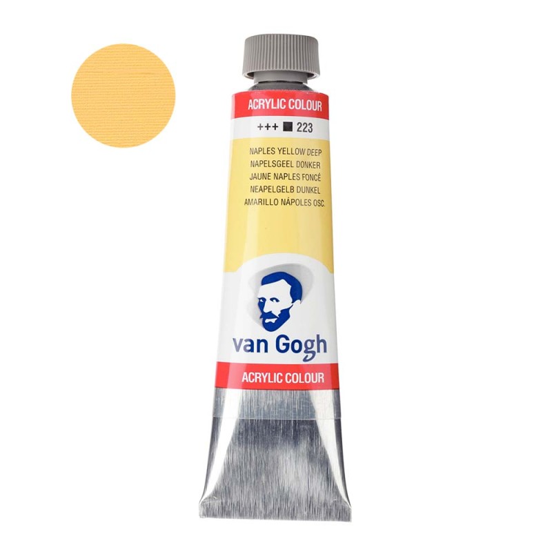 Farba akrylowa Van Gogh 40ml - 223 Naples yellow deep