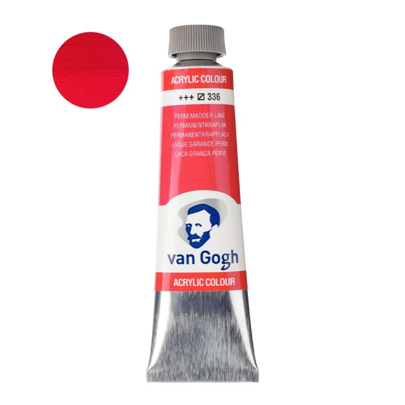 Farba akrylowa Van Gogh 40ml - 336 Perm. alizarin crimson