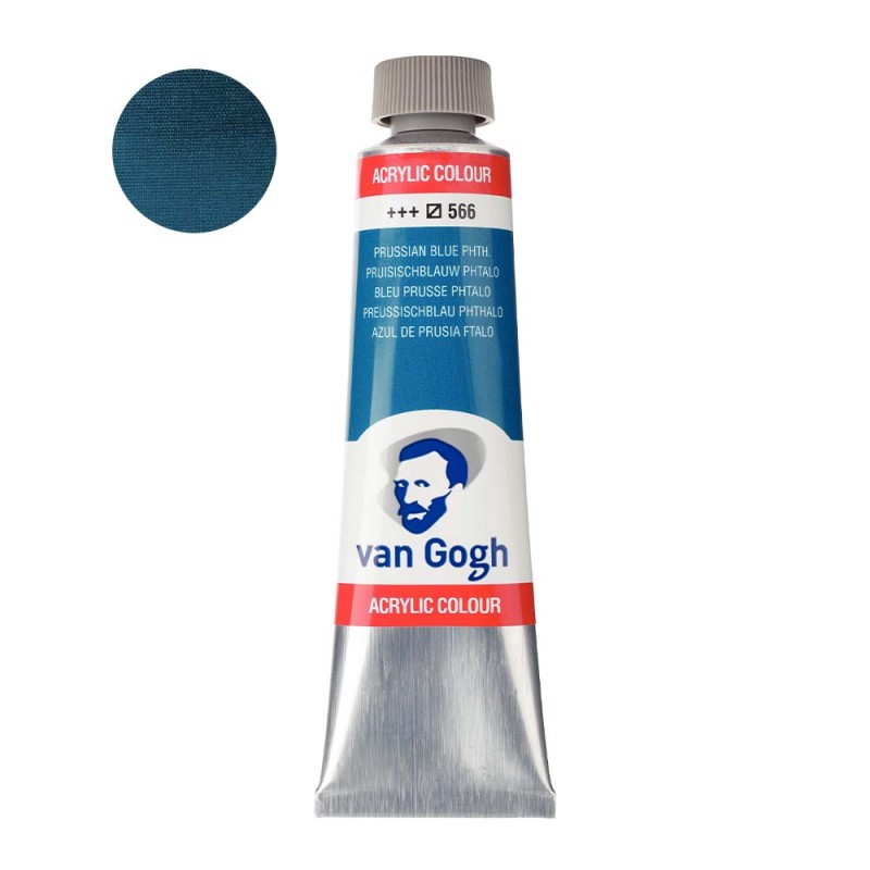 Farba akrylowa Van Gogh 40ml - 566 Prussian blue phthalo